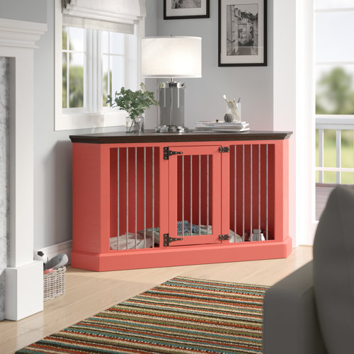 Archie & Oscar™ Brooke Medium Corner Credenza Pet Crate & Reviews Wayfair